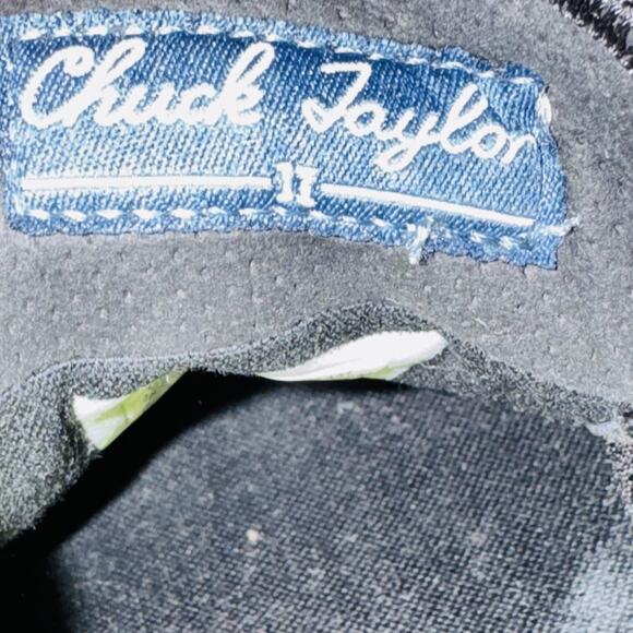 Converse Shoes Mens 8.5 Black Chuck Taylor All Star II Low Top Lace Up Sneakers - Picture 9 of 11